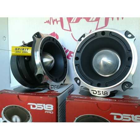 COPPIA Tweeter DS18 PRO TW310 Super Bullet audio sp l compressione DS 18 auto