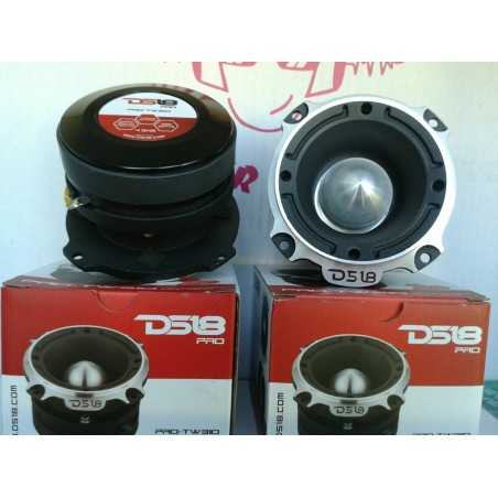 COPPIA Tweeter DS18 PRO TW310 Super Bullet audio sp l compressione DS 18 auto