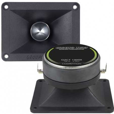 GROUND ZERO Coppia Tweeter GZCT 1000X alta efficienza pro a tromba