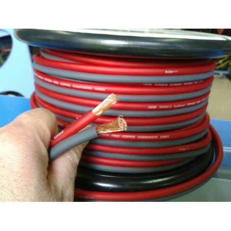 Cavo Ø 2 x 10mm OFC 100% RAME cavi casse altoparlanti 10 mm bipolare