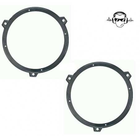 Phonocar 3/824 Supporti Altoparlanti Fiat Panda Posteriori Adattatori CasseØ165