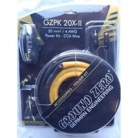 Kit Cavi Ground Zero Positivo 20mm rca x amplificatore alimentazione GZPK 20X-II