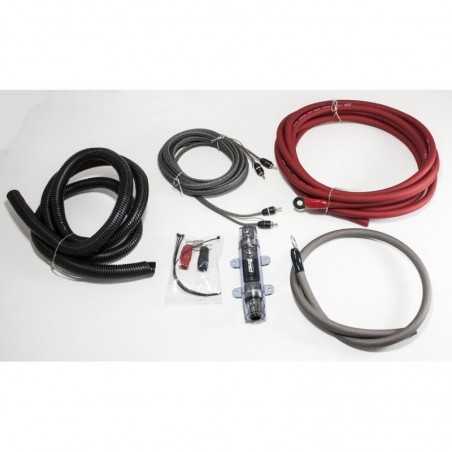 Kit Cavi Auto 2 awg Ø 35mm Rca alimentazione massa portafusibile anl positivo
