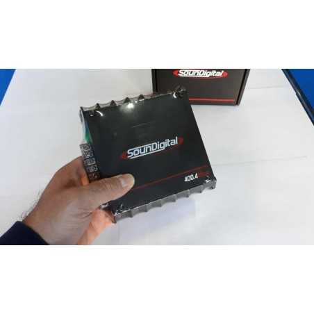 Amplificatore SounDigital SD400.4S Evo 4 Canali 400 Watt rms dimensioni ridotte
