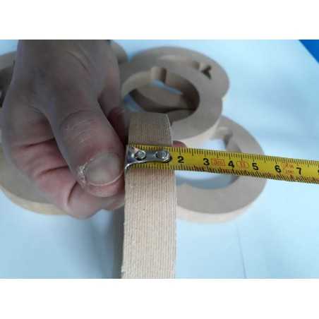 2 Coppie ANELLI Supporto Tweeter bullet anello mdf 100mm Legno MDF 4 Pezzi