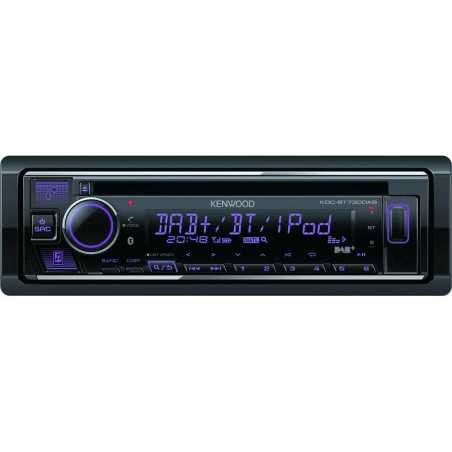 Kenwood KDC-BT730DAB Autoradio Bluetooth 1 DIN Android Radio DAB USB Frontale