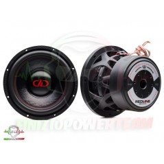 Subwoofer DD 608 D2 20 cm 2x2Ω 1800 Watt Max sub auto spl Digital Designs Red