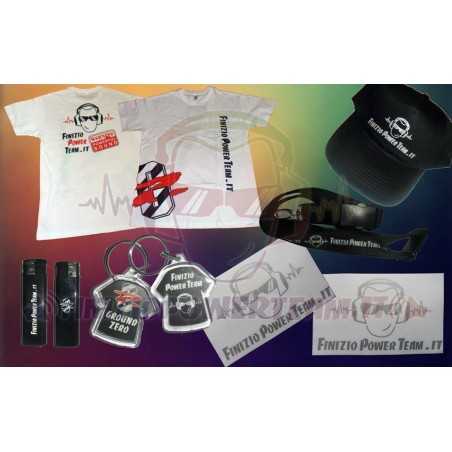 Gadget Pack Finizio Power Team Ground Zero T-Shirt M Cappellino Adesivi