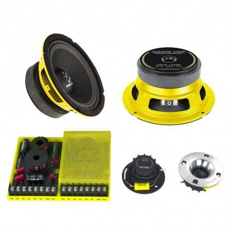 Ground Zero GZCC 165.2SQL Kit SPL Pak 2 vie Mid Woofer 20 cm + Tweeter + Filtri