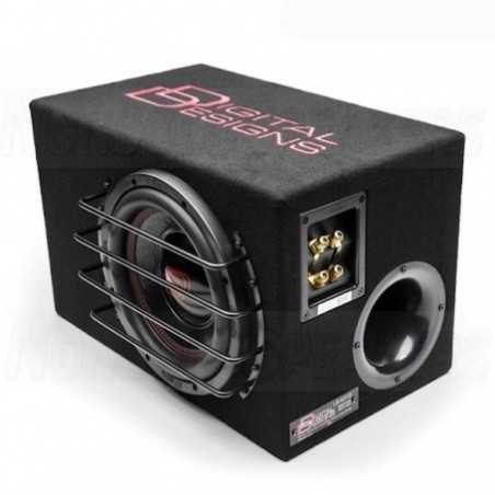 Subwoofer 25cm in cassa DD LE-M10-D2  2x2Ω 500 Watt box Digital Designs