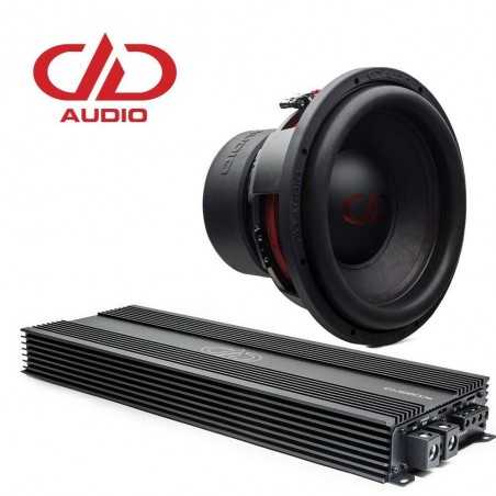 BassPack DD1 Subwoofer DD AUDIO da 38 cm + Amplificatore DD da 2500 Watt rms