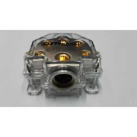 PHONOCAR Distributore di Massa con 1 ingresso 50mm 0 awg e 5 uscite:  1X35 + 2X25 + 2X15mm