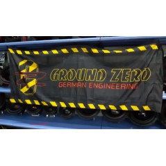 Striscione / Bandiera con Ganci da 150x60 cm in tessuto ad alta qualità con stampe a colori