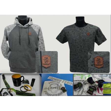 Super Gadget Pack GZ HOODIE GRAPHIC FELPA + GZ SHIRT GRAPHIC  + Tazzina e Braccialetti ed altro..