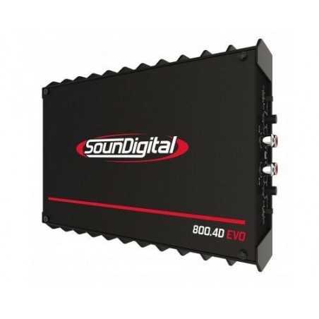 Amplificatore SounDigital 800.4D Evo 4 Canali 800 Watt rms Versione 4Ω Classe D