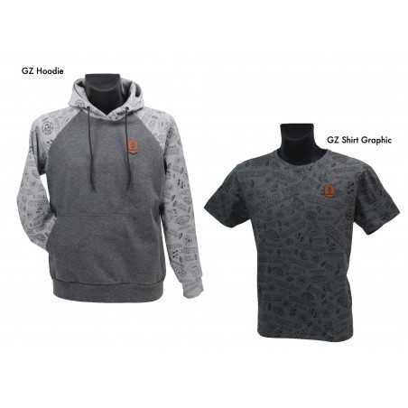 Super Gadget Pack GZ HOODIE GRAPHIC FELPA + GZ SHIRT GRAPHIC  + Tazzina e Braccialetti ed altro..