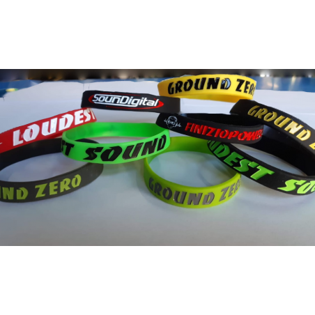 SET 9 Braccialetti in Silicone con vari Marchi come da foto principale  o a vostra scelta