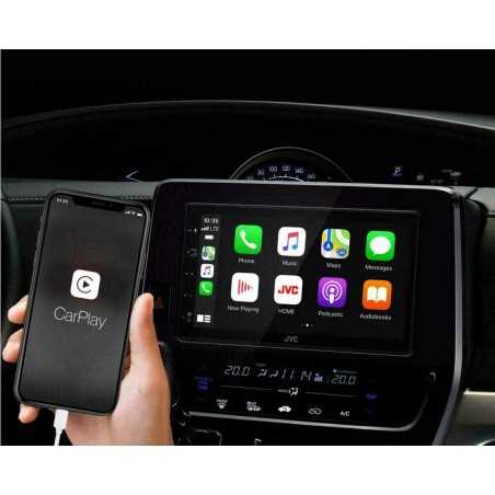 JVC KW-M565DBT Autoradio 2 din Monitor DOPPIO DAB 3 RCA USB Apple CarPlay Android Auto
