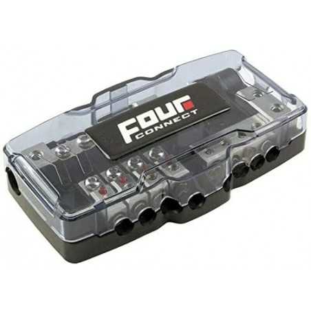 Portafusibile con Distributore di masse ingressi 50 mm 4 uscite 25mm fusibili mini anl sdoppiatore cavi