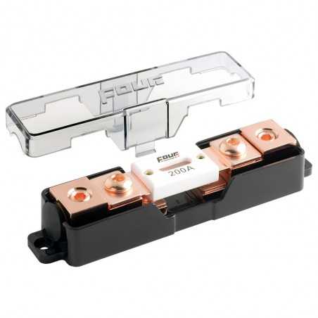 Portafusibile + fusibile ANL con Ingresso e uscita 50mm con fusibile ANL e mini anl