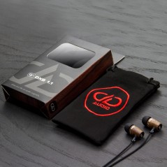 Digital Designs DD AUDIO DXB 1.1 Auricolari Stereo ideale x Smartphone -  Cover Legno