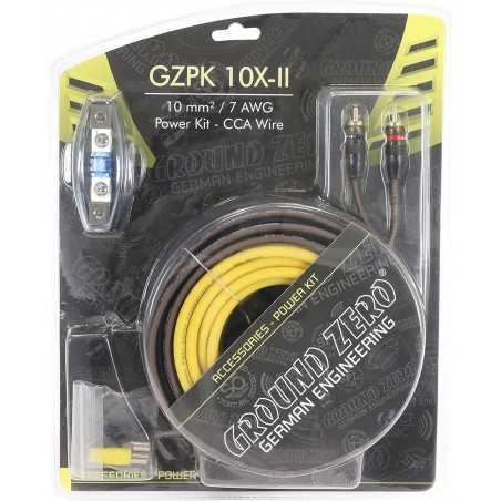 Kit Cavi Ground Zero Positivo 10mm rca x amplificatore alimentazione GZPK 10X-II