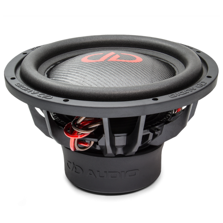 Subwoofer DD AUDIO Digital Designs 2010A D2 25cm 2x1Ω 1200 Watt Max sub  design