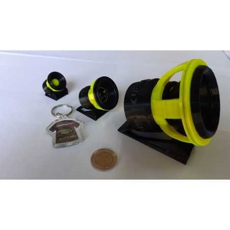 Set 3 pezzi Ground Zero Portachiavi Con Mini Subwoofer GROUND ZERO 3 misure e colori a scelta