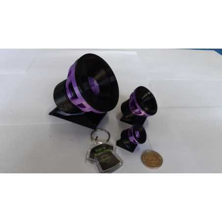 Set 3 Pezzi Ground Zero Portachiavi Con Mini Subwoofer BASS FACE 3 Misure E Colori A Scelta