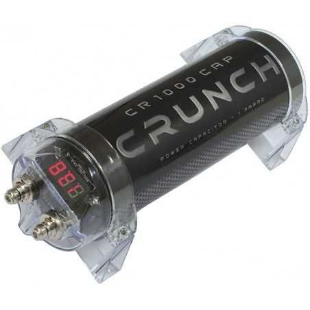 Condensatore con voltometro CRUNCH 1 Farad per impianto car audio