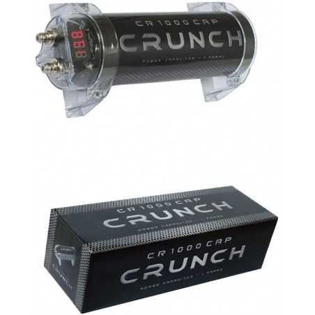 Condensatore con voltometro CRUNCH 1 Farad per impianto car audio