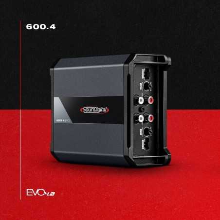 Amplificatore SounDigital SD 600.4 EVO 4.0 4 Canali 600watt rms Super Compatto