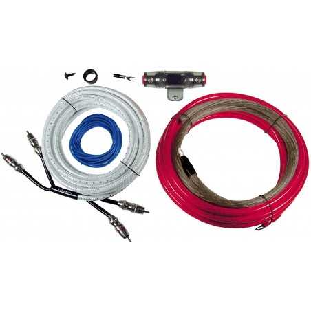 HIFONICS HF25WK Kit Cavi Auto 25 Mm² Per Installazione Amplificatore Cavo 25mm Auto Rca