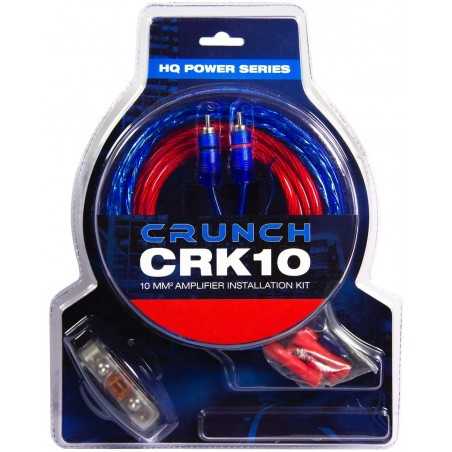 CRUNCH Kit Cavi Auto 10 Mm² Per Installazione Amplificatore Cavo 10mm Auto Rca