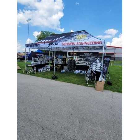 GAZEBO GROUND ZERO RICHIUDIBILE 3X6 METRI PIEGHEVOLE METALLO CON SACCA DI TRASPORTO
