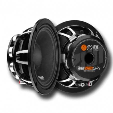 BASS FACE TeamZXM8/4 COPPIA Mid Woofer 20 cm 400Watt rms Neodimio ProAudio 20cm