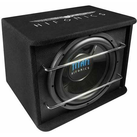 BassPack HG1 Subwoofer Hifonics in cassa + Amplificatore GROUND ZERO + Kit Cavi completo