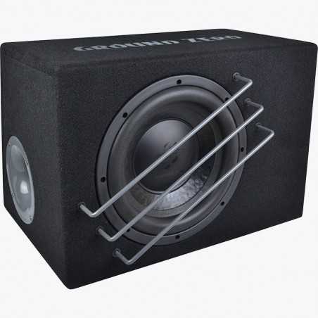 Ground Zero Subwoofer in cassa GZUB 10BR 450 Watt rms Sound Q box incassato