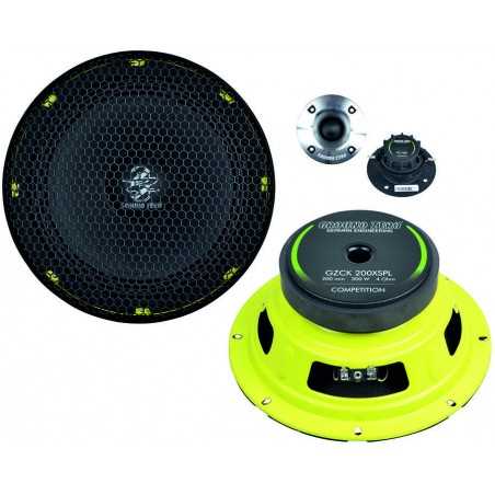 Ground Zero GZCC 200.2SQL-ACT Kit SPL Pak 2 vie Mid Woofer 20 cm + Tweeter