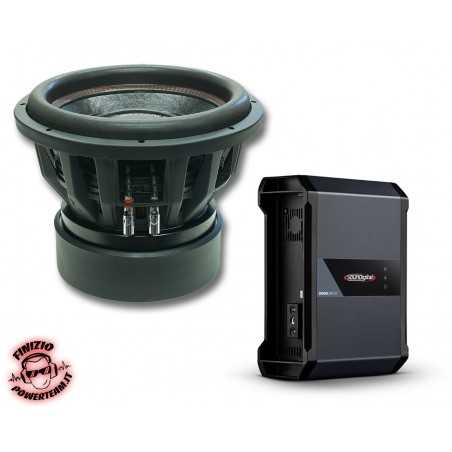 BassPack SB30 Amplificatore SounDigital SD3000.1 EVO 4.0 3000W Rms + Subwoofer Bass Face da 30cm XPL12.1