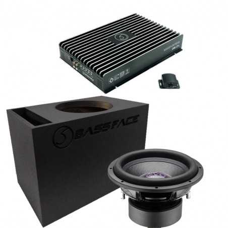 Bass Face BassPack BF 30B Amplificatore 1600 Watt rms + Subwoofer + Box