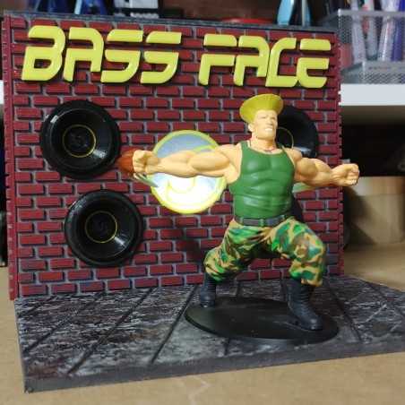 Street Fighter GUILE Con Subwoofer BASS FACE Gadget Car Audio Single Edition