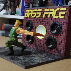Street Fighter GUILE Con Subwoofer BASS FACE Gadget Car Audio Single Edition