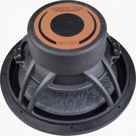 Subwoofer Ground Zero GZUW 12SQ-D2 30 cm 2x2Ω Sound Quality 600wattrms sub auto