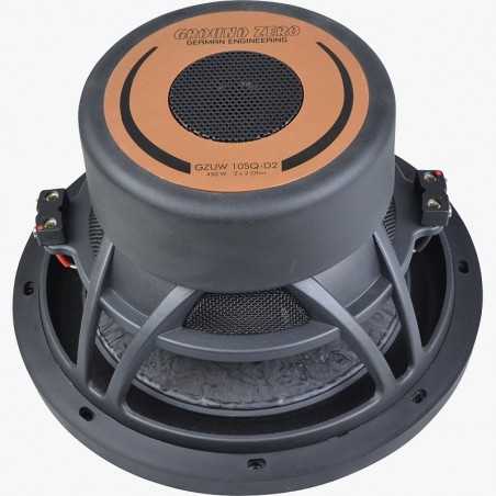 Subwoofer Ground Zero GZUW 10SQ-D2  25 cm 2x2Ω Sound Quality 450 watt rms