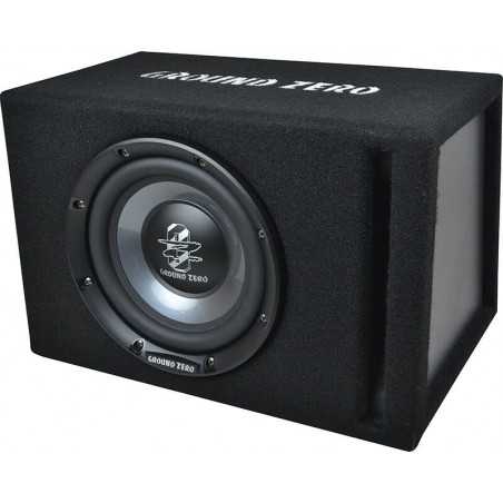 BassPack Ground Zero Gx 200 Subwoofer Da 20 In Cassa + Amplificatore Ground Zero