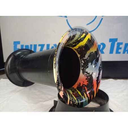 Kit Reflex AEROPORT 16 Cm Originale 2 Flange Di Cui Una Customizzata + Tubo 160mm Originale Airport