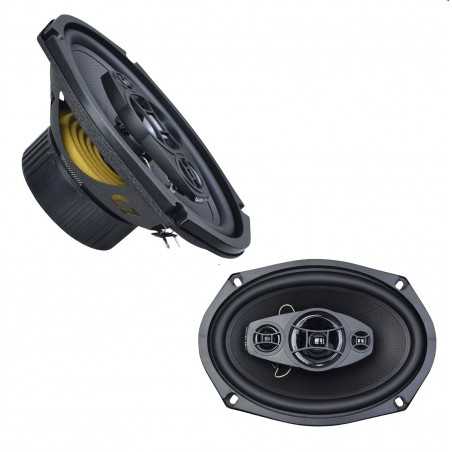 Coppia Casse Altoparlanti 3 vie Ground Zero GZIF 69 15x23cm ovali  6x9 auto