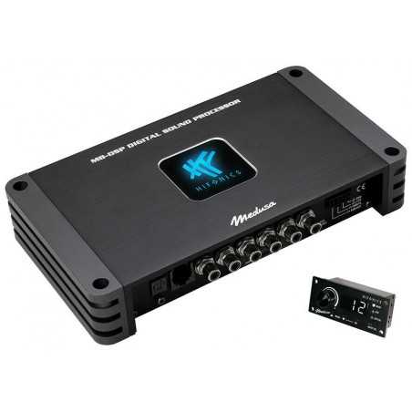 Hifonics Medusa M8-DSP Processore digitale 8 canali con telecomando DSP RC-TRX