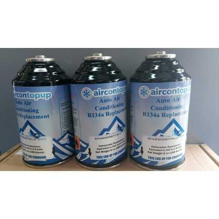 KIT 3 Bombolette Ricarica Auto aria condizionata fai da te air Con Top up Topup